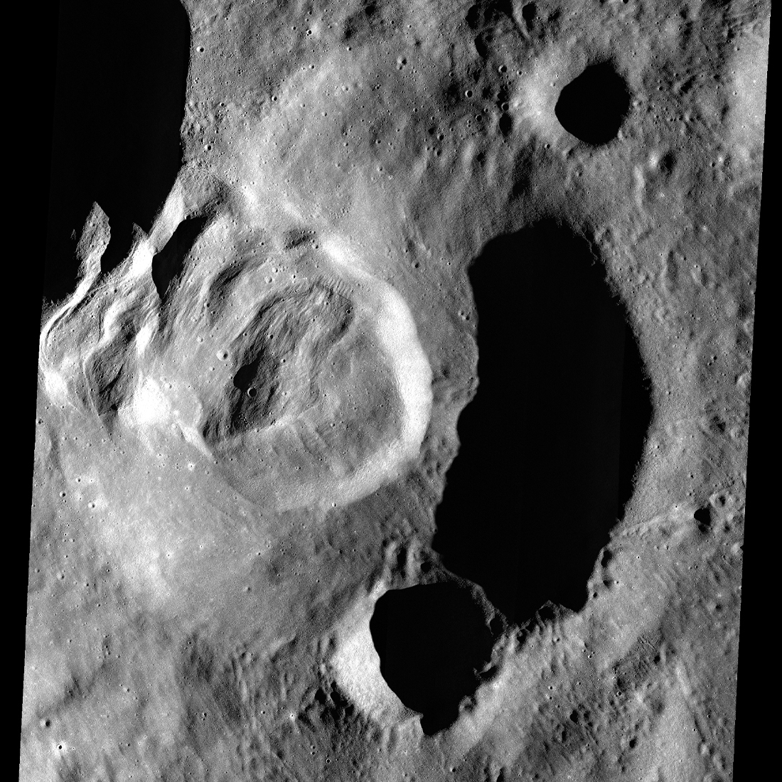 Mass Wasting in Klute Crater