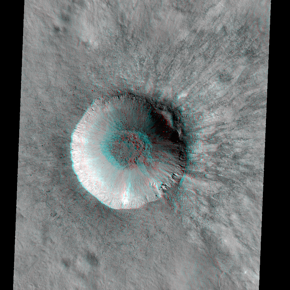 LROC NAC Anaglyph: Hell Q Crater