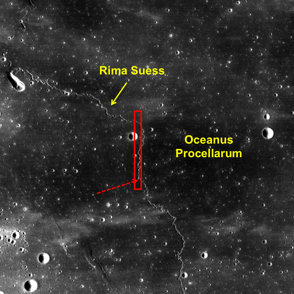 LROC WAC context image of Rima Suess