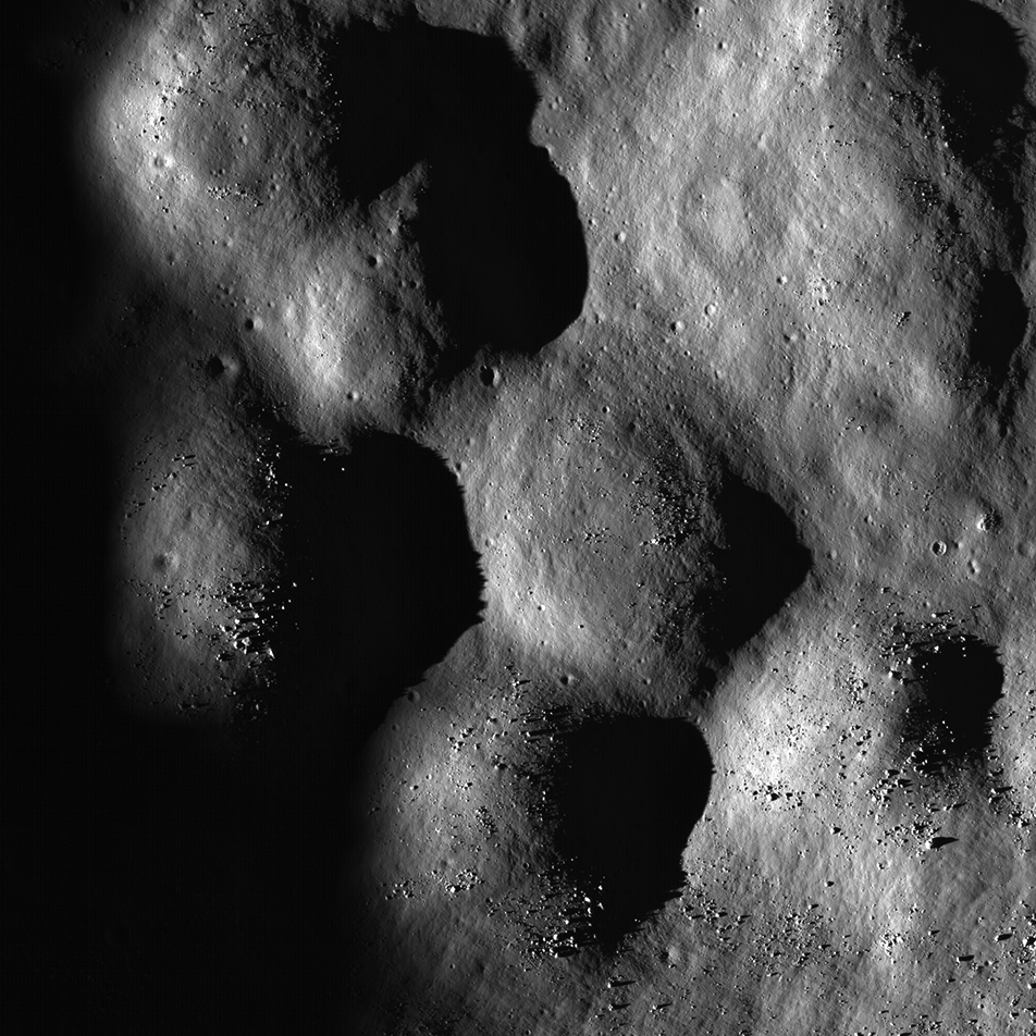 Floor of crater Harriot B.