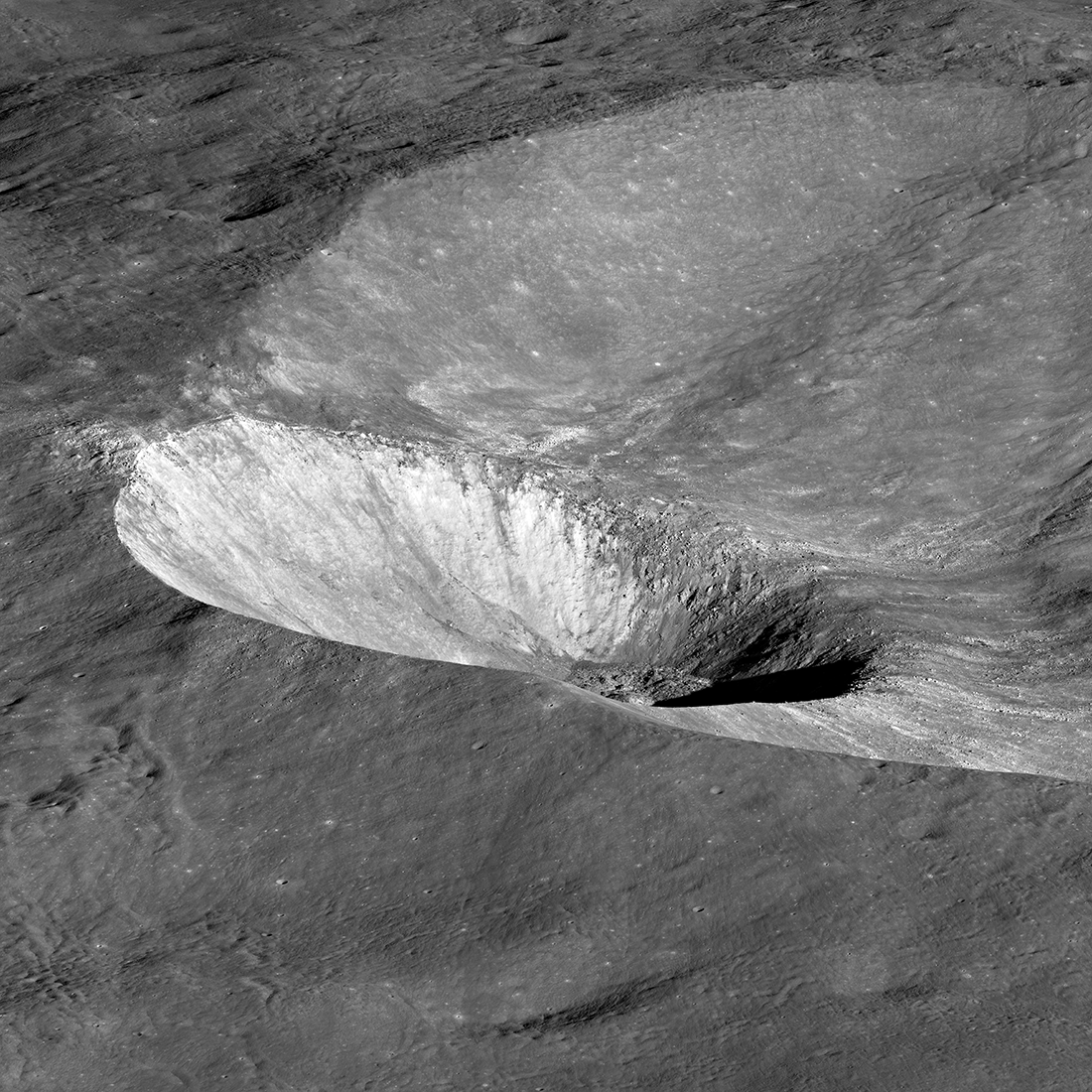 Hawke crater