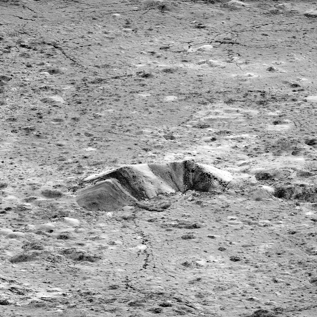 Aristarchus crater floor and central peak