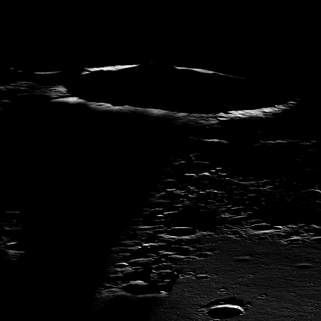 Lunar Terminator | Lunar Reconnaissance Orbiter Camera
