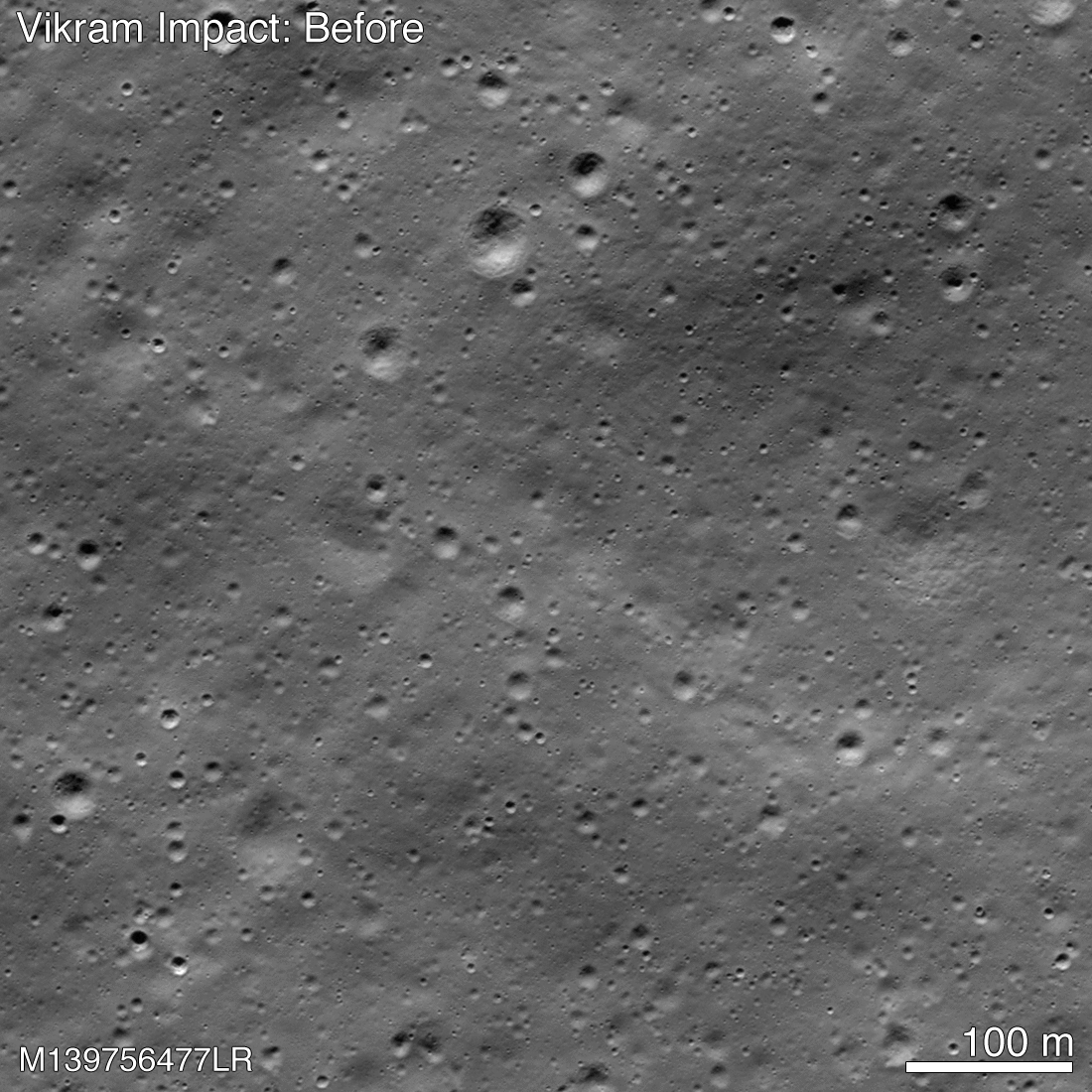 Vikram Lander Found Lunar Reconnaissance Orbiter Camera