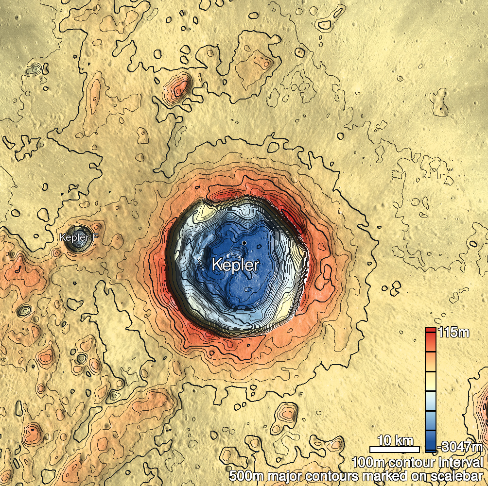 Kepler 1 Shaded Relief