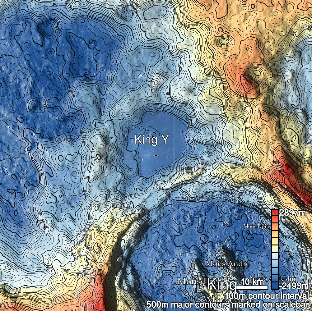 King 5 Shaded Relief