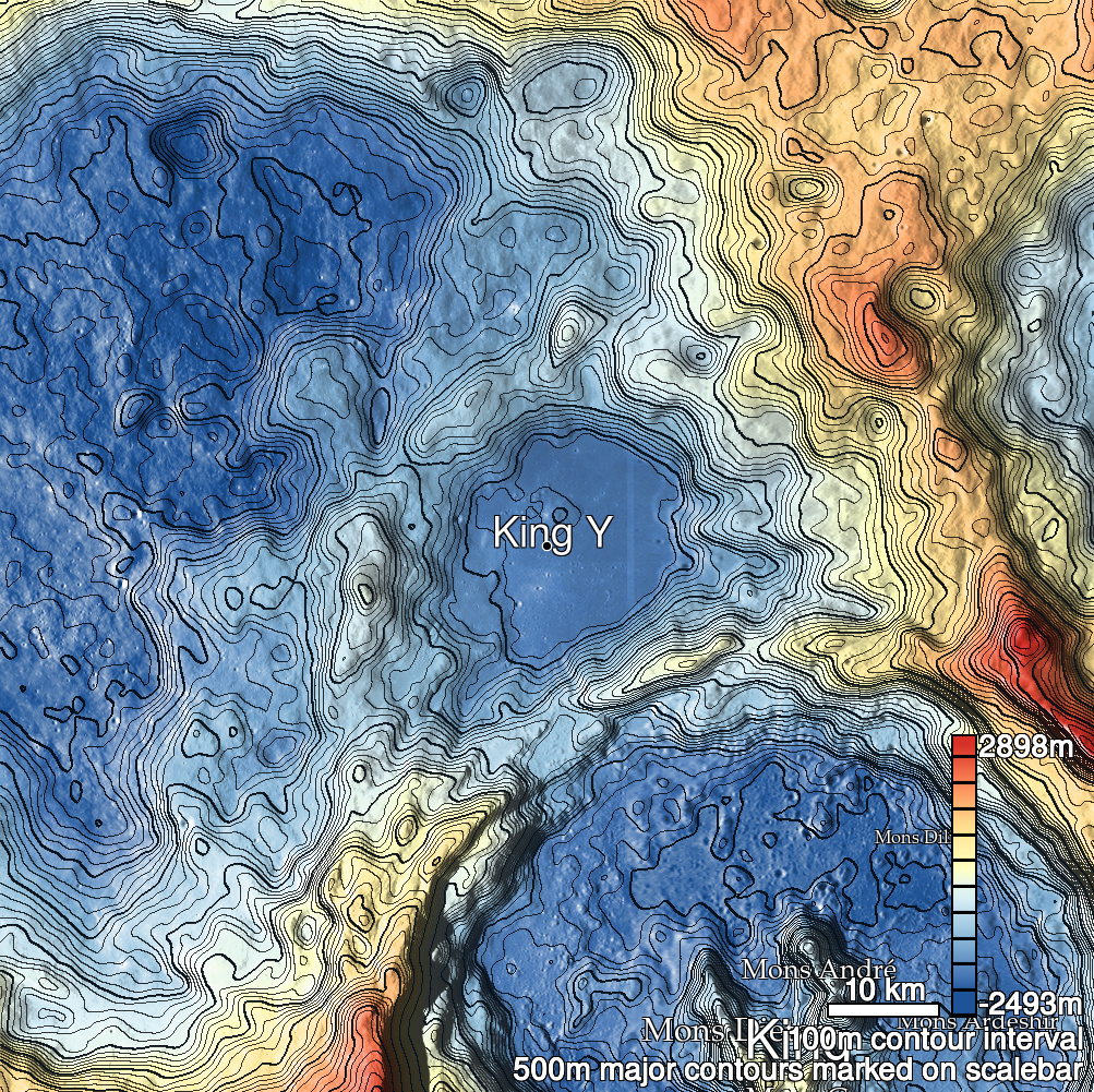 King 7 Shaded Relief