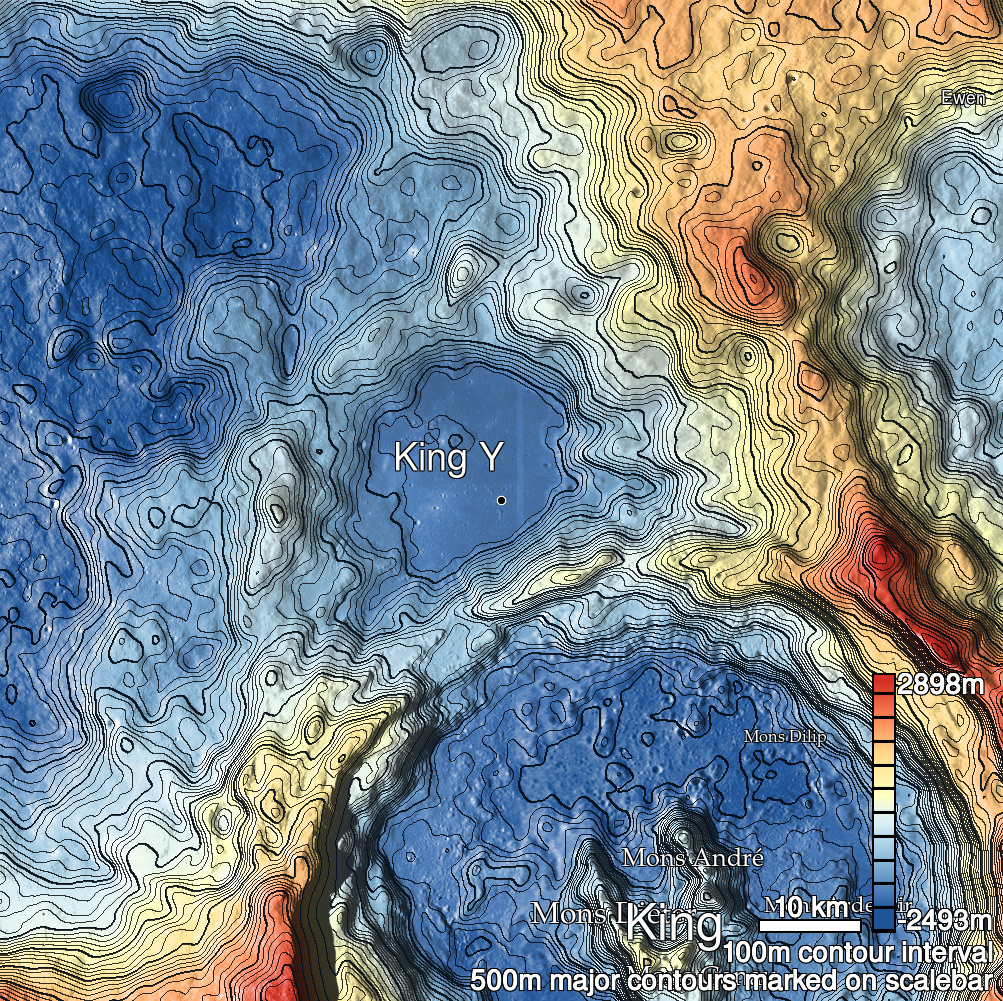 King 16 Shaded Relief
