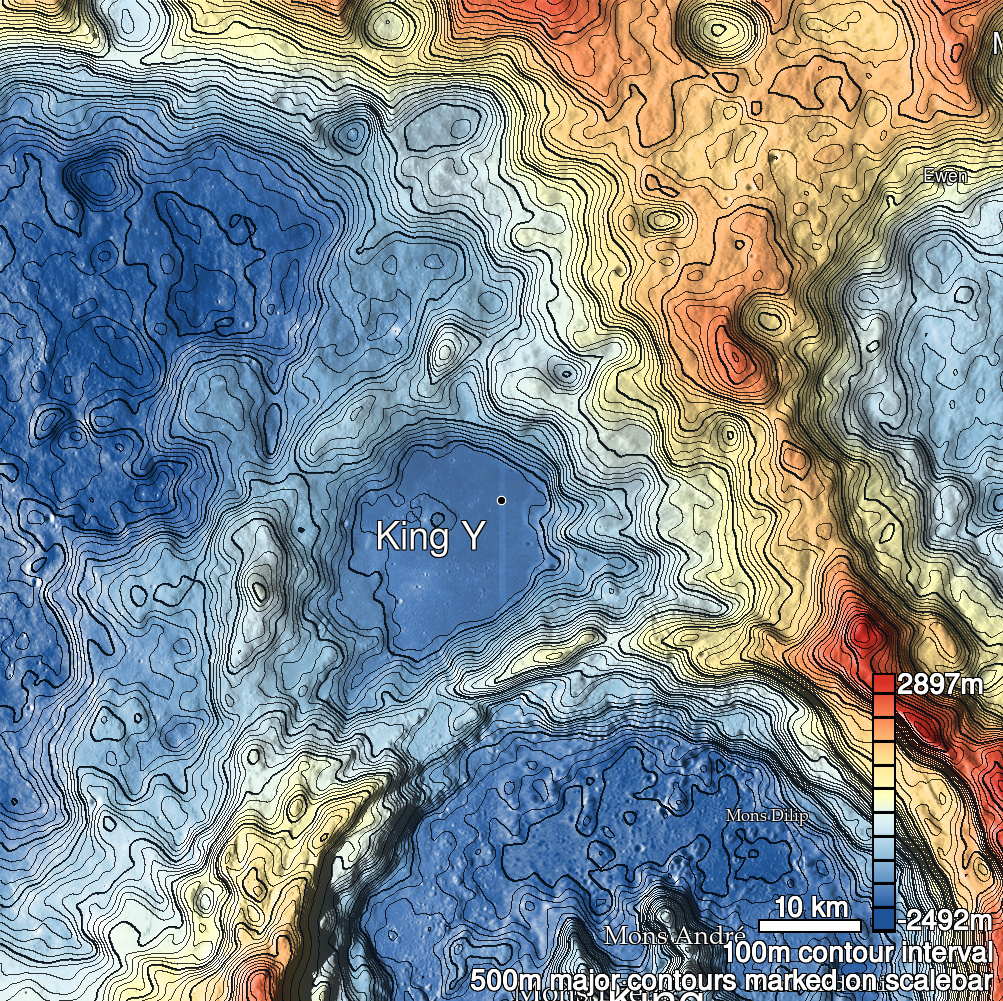 King 18 Shaded Relief