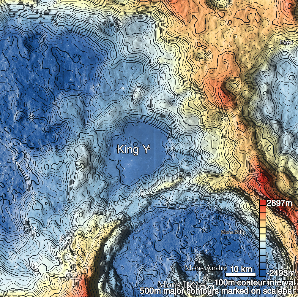 King 20e Shaded Relief
