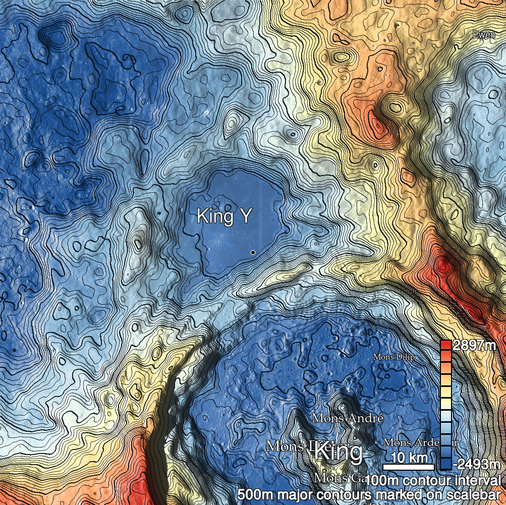 King 25 Shaded Relief