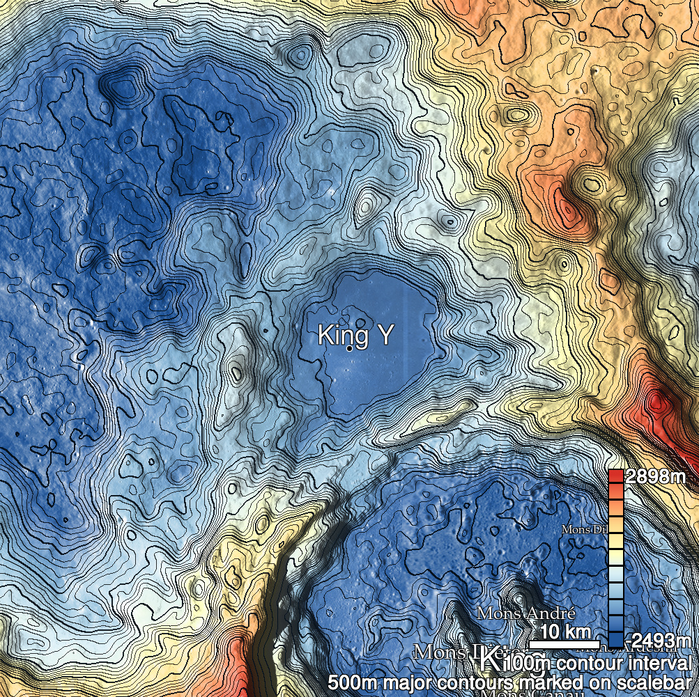 King 35 Shaded Relief