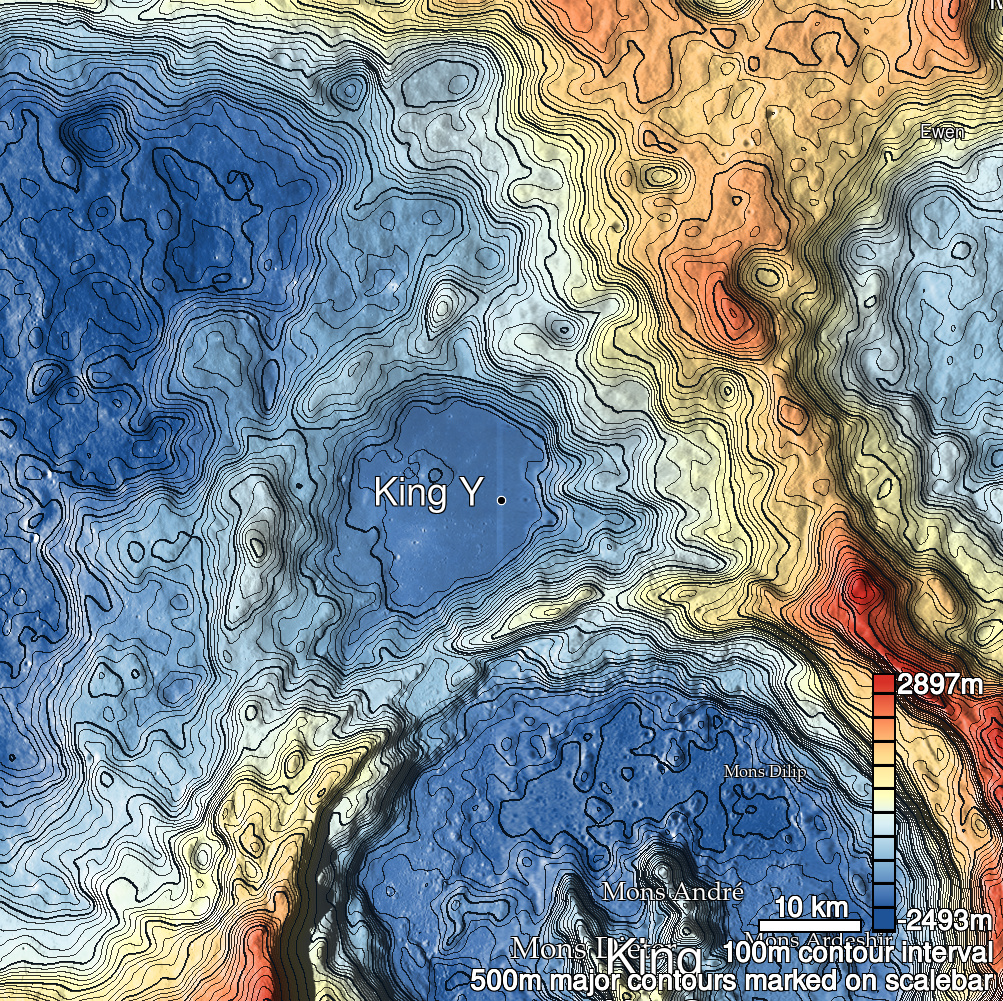 King 40 Shaded Relief