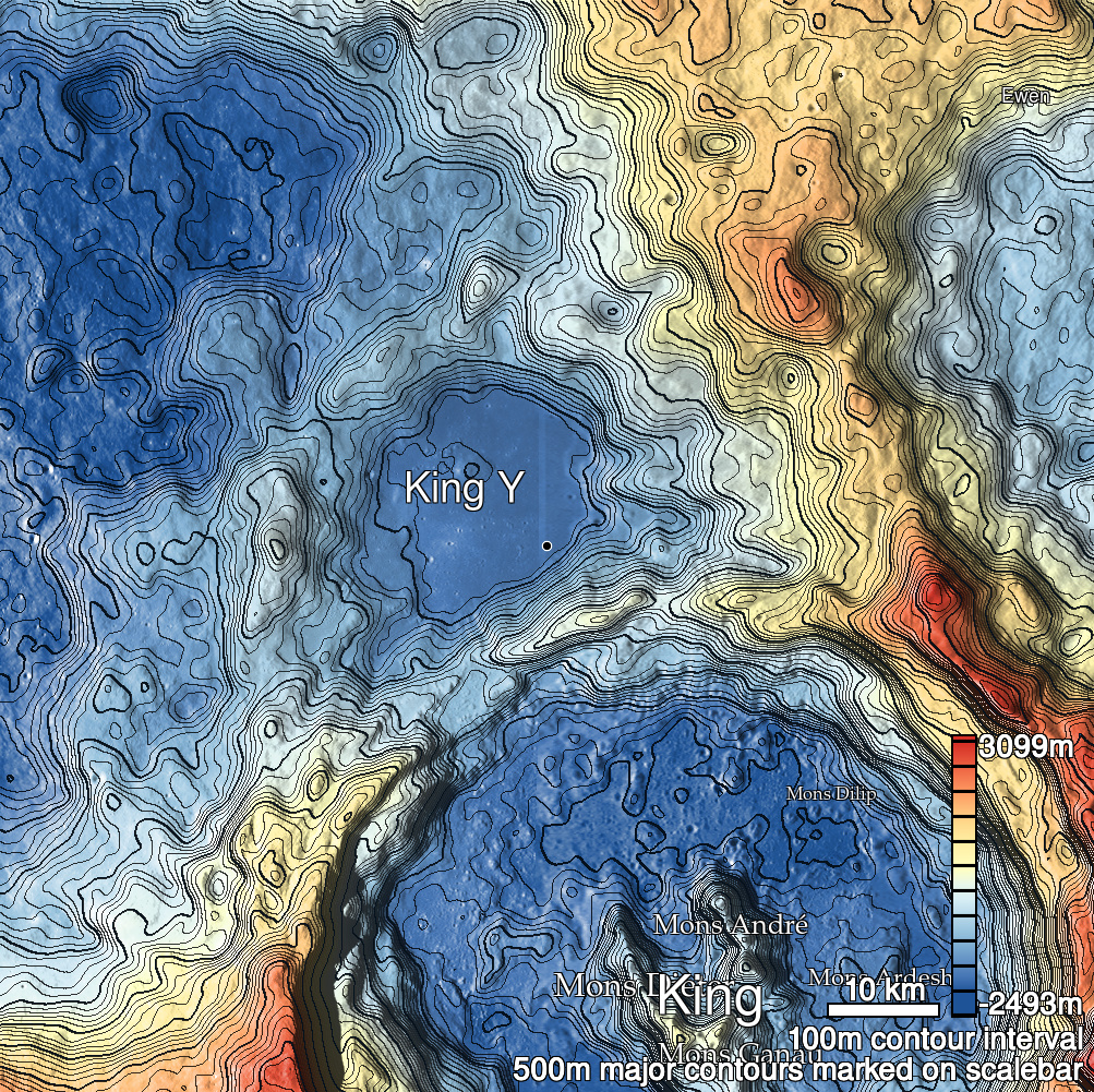 King 42 Shaded Relief