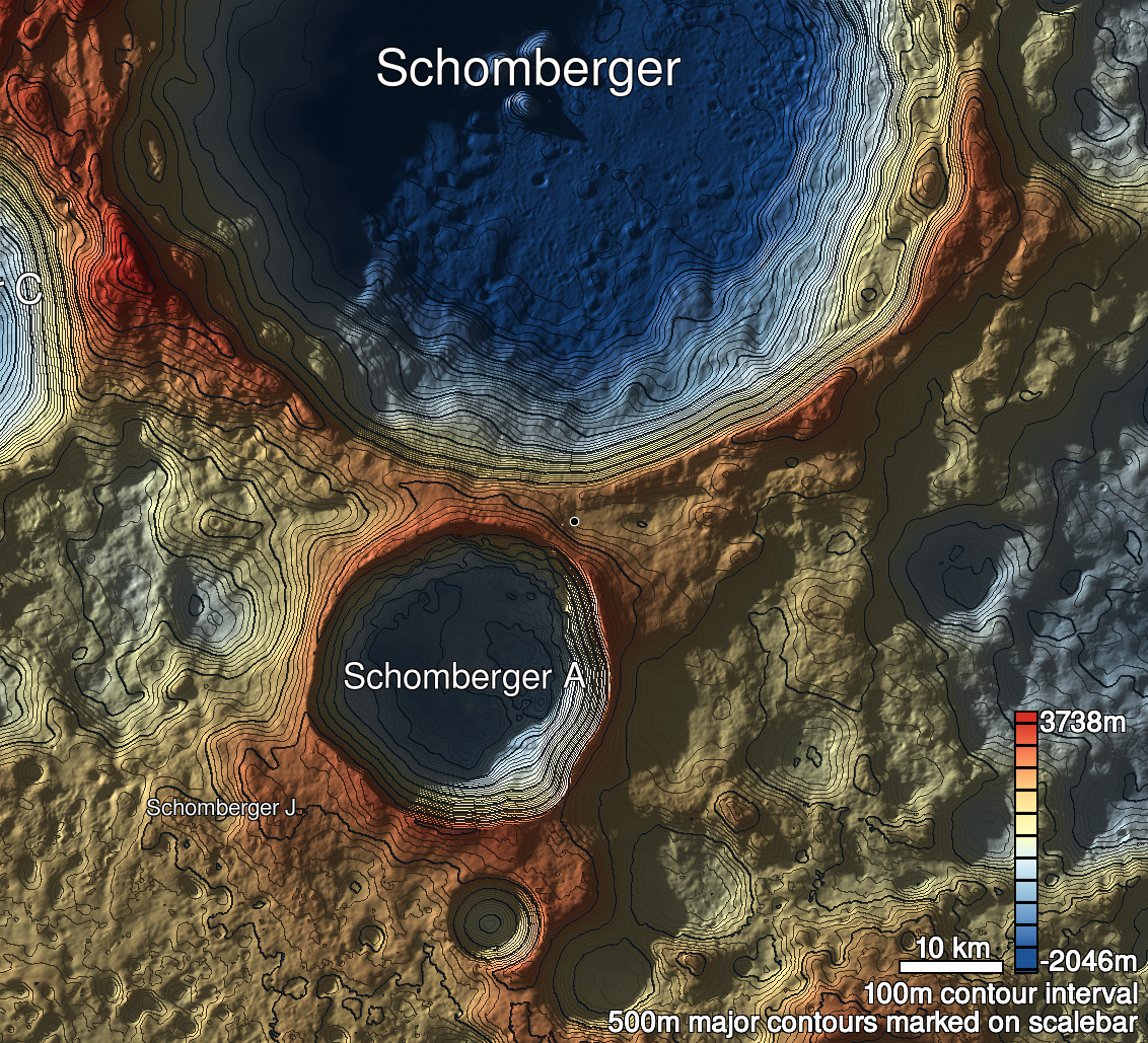 Schomberger A 1 Shaded Relief