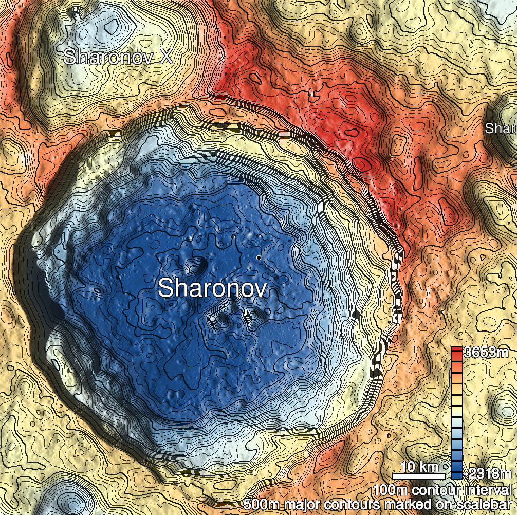 Sharonov 1a Shaded Relief