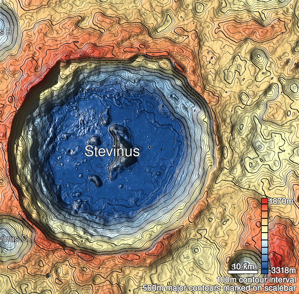 Stevinus 1 Shaded Relief