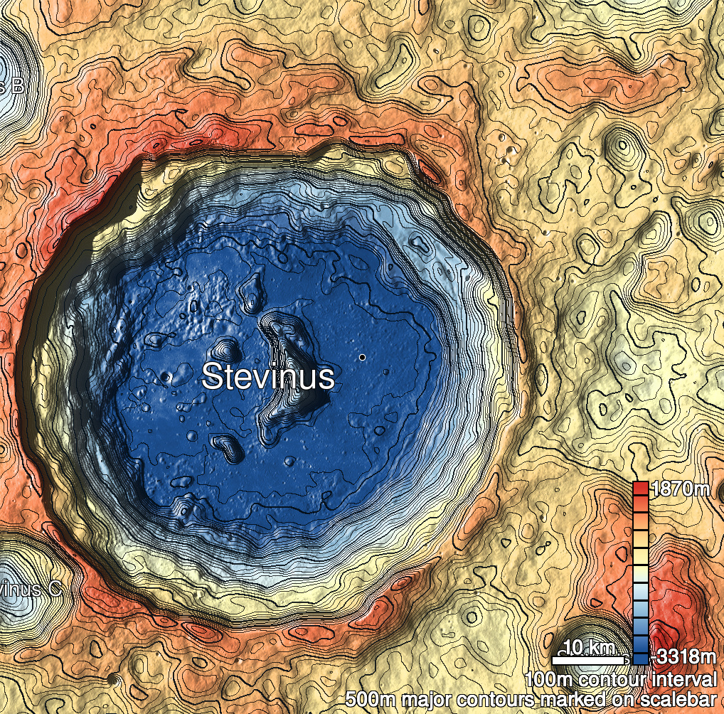Stevinus 6 Shaded Relief