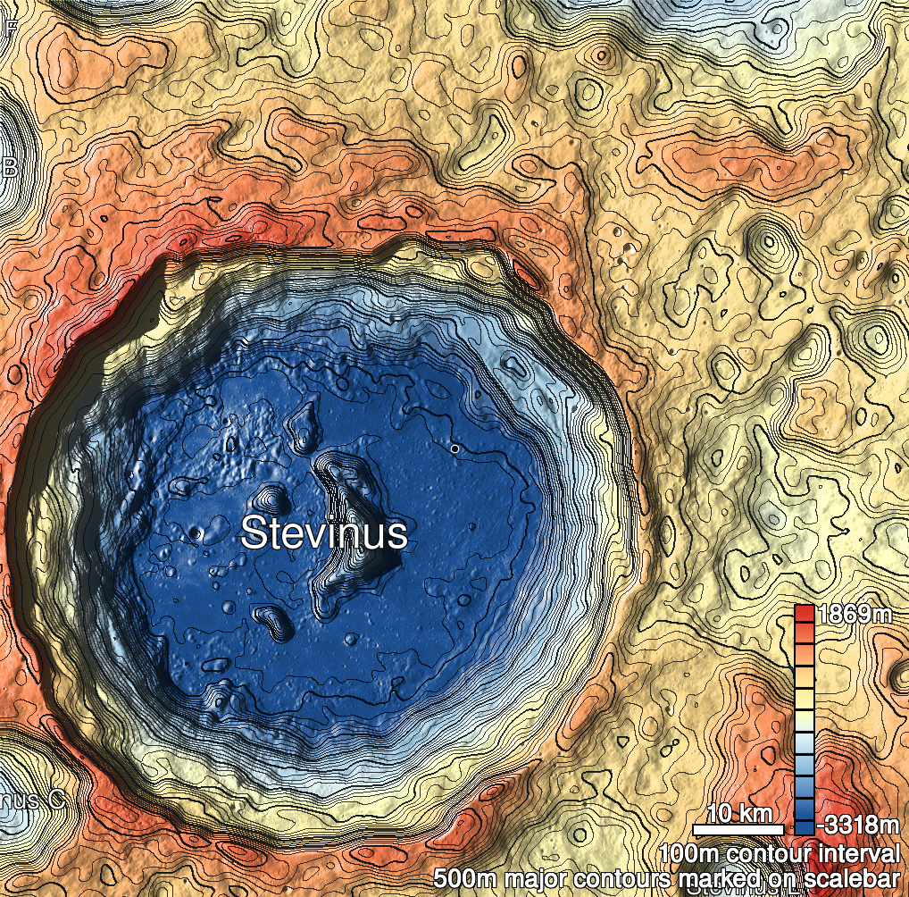 Stevinus 14a Shaded Relief