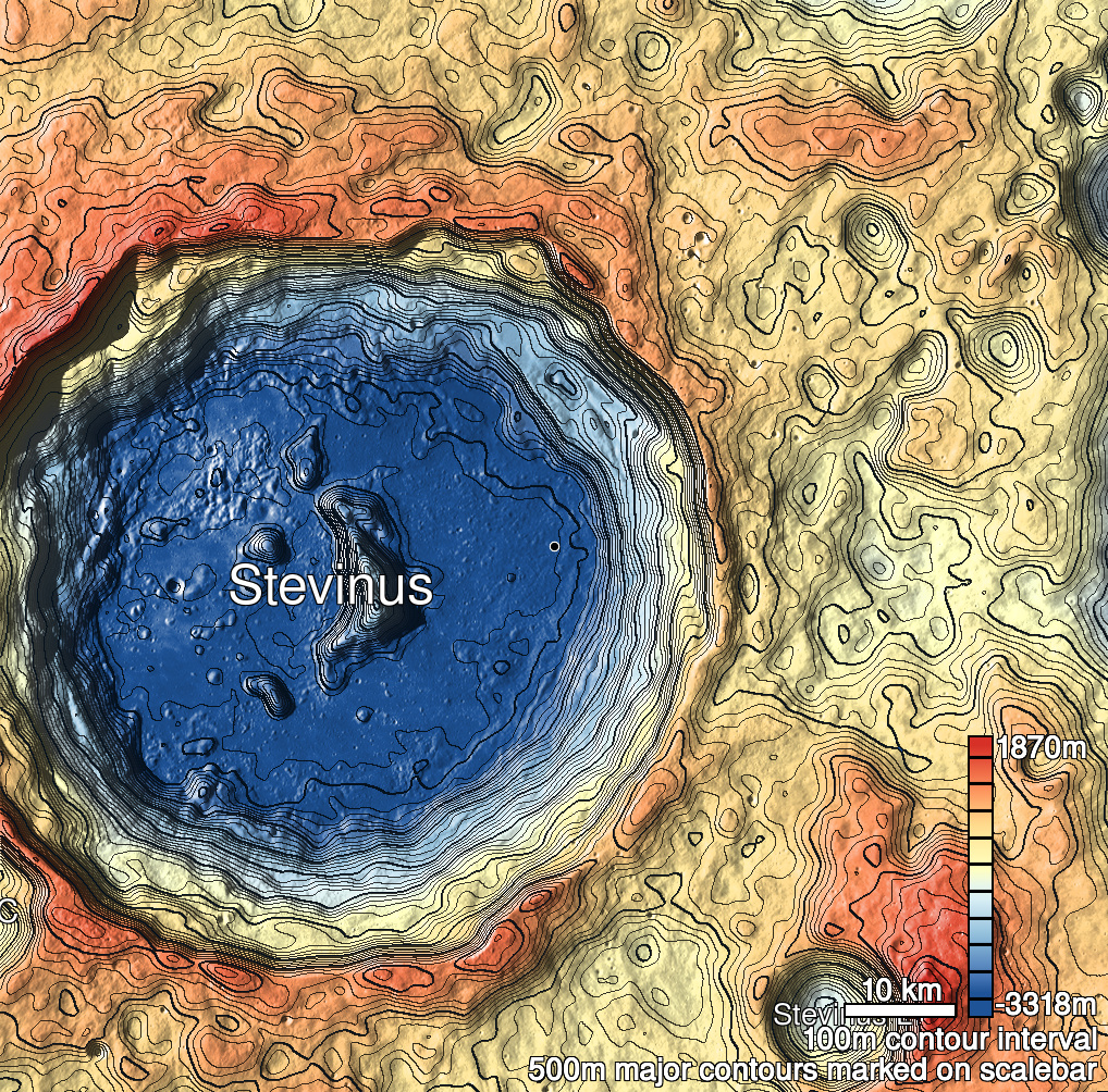 Stevinus 15 Shaded Relief