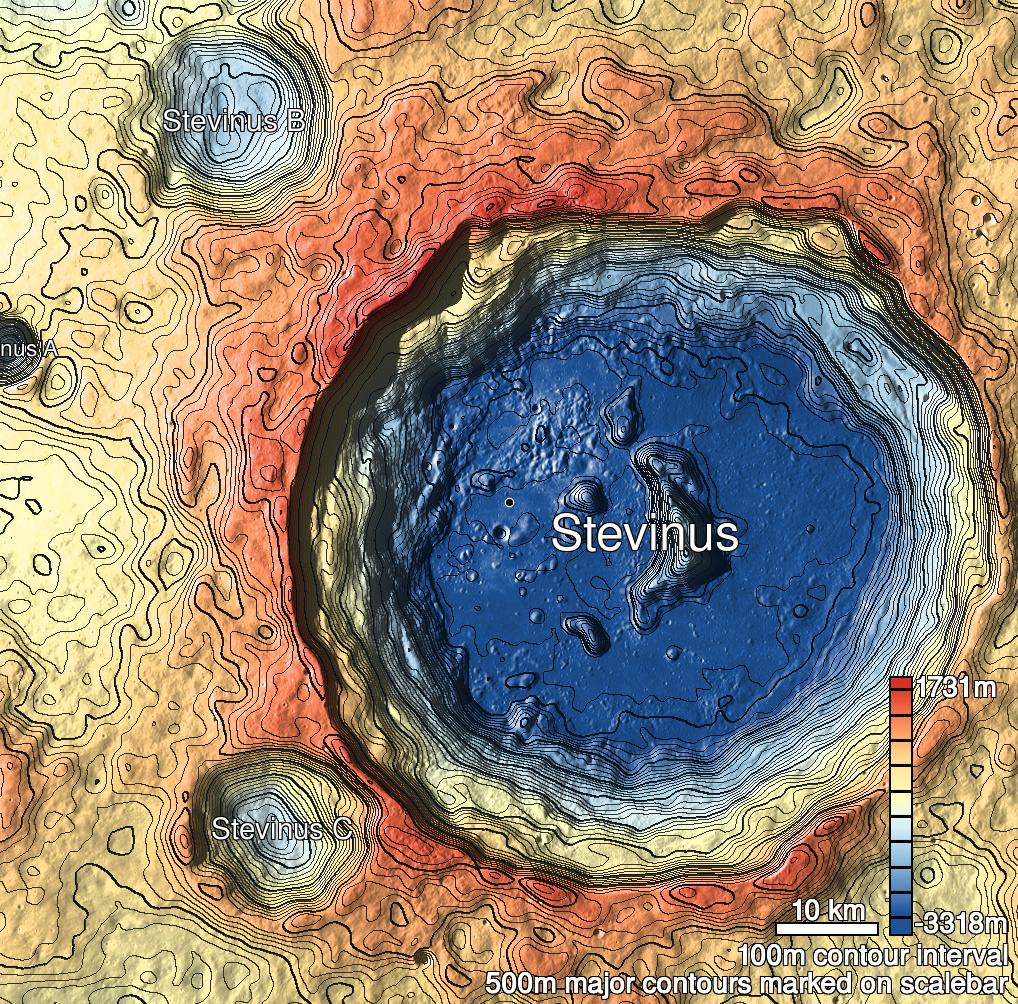Stevinus 17 Shaded Relief