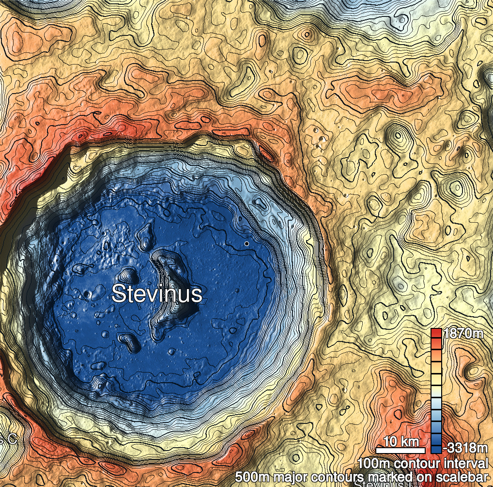 Stevinus 26 Shaded Relief