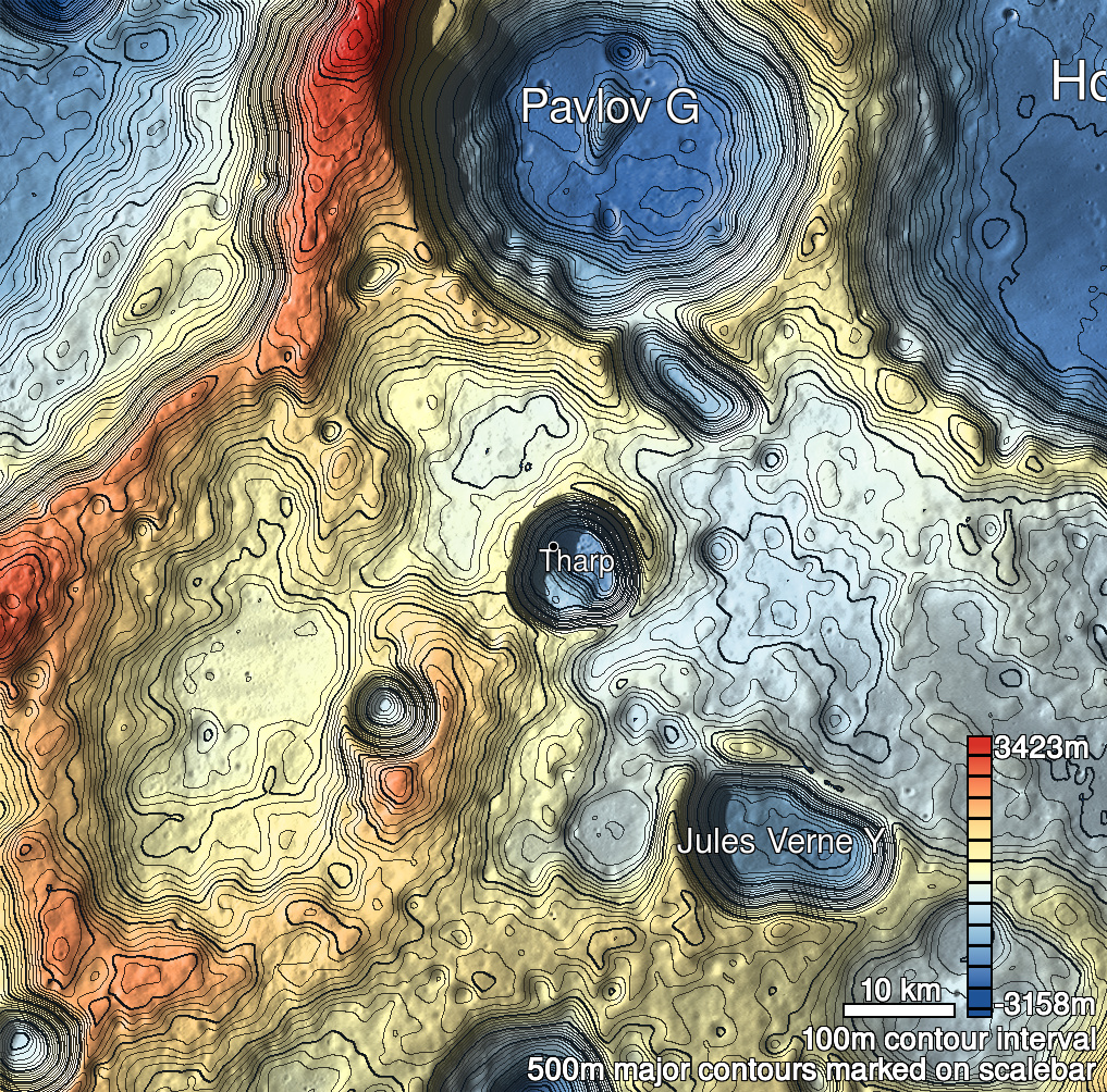 Tharp 2 Shaded Relief