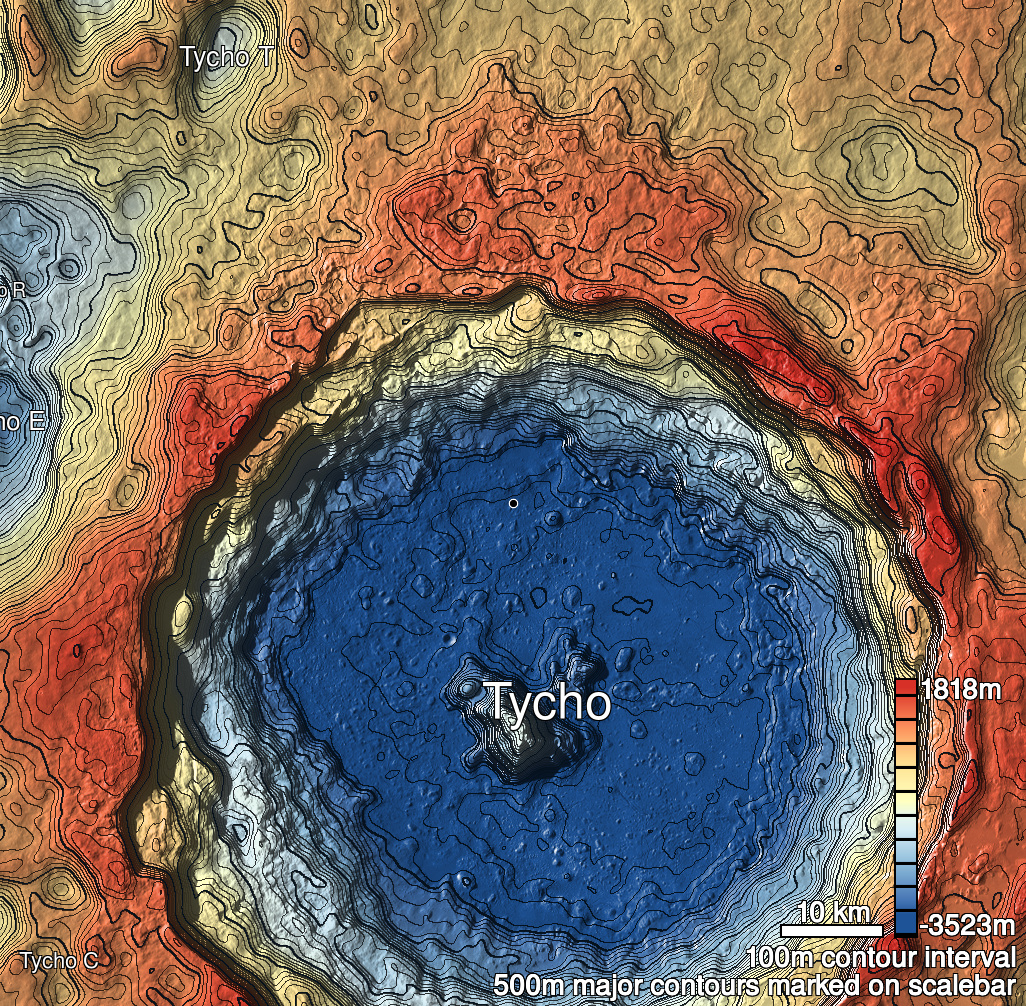 Tycho 5b Shaded Relief