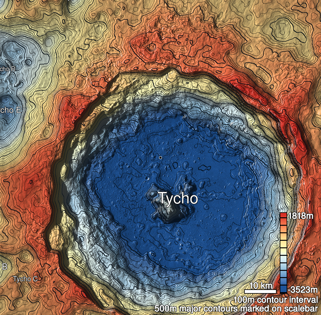 Tycho 29a Shaded Relief