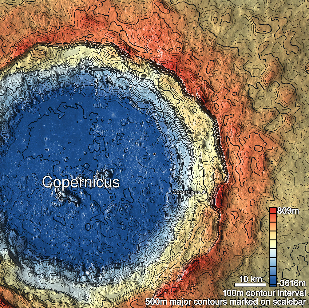 Copernicus 2 Shaded Relief