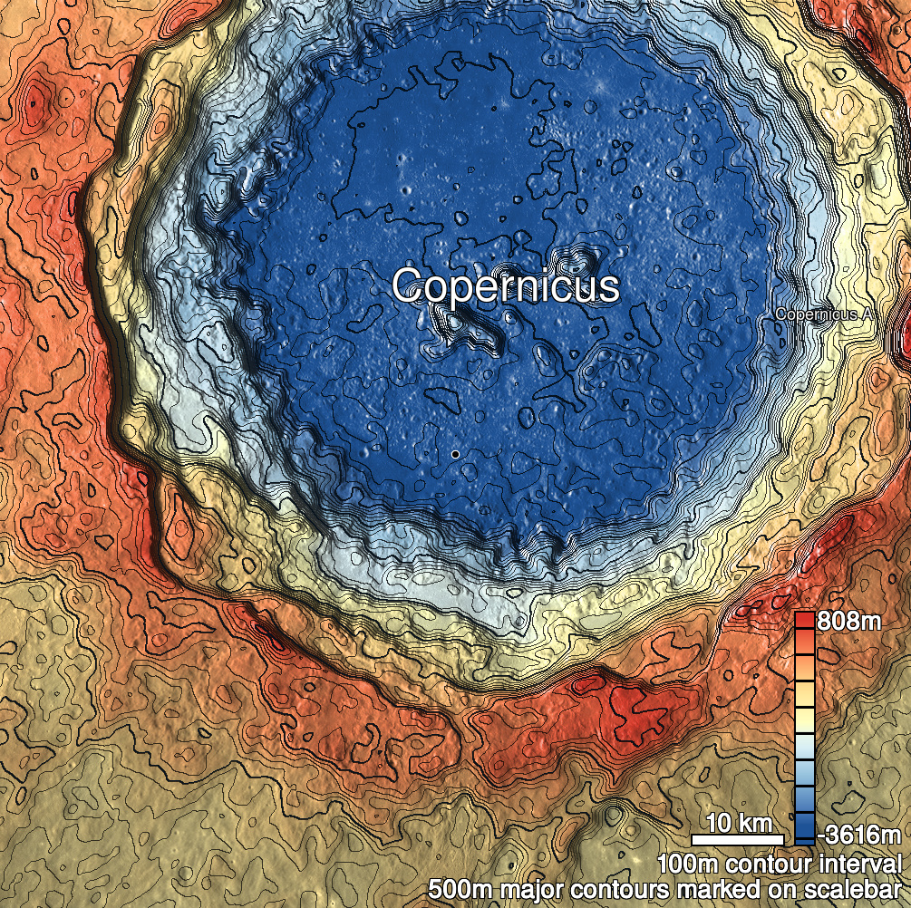 Copernicus 5 Shaded Relief