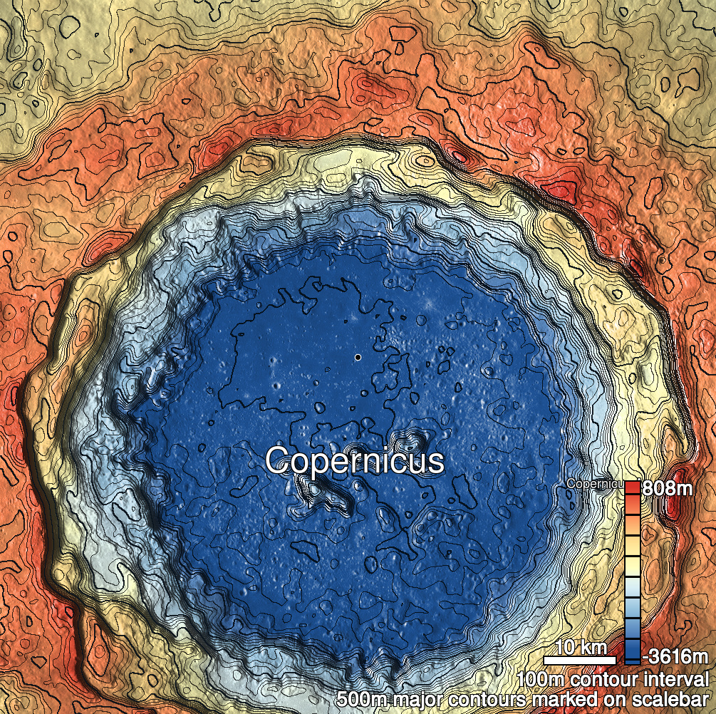 Copernicus 10 Shaded Relief