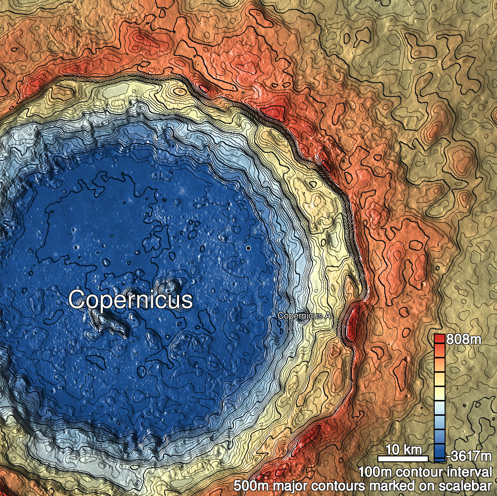 Copernicus 11 Shaded Relief