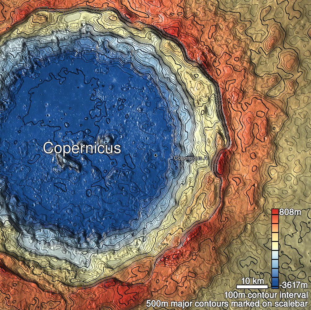 Copernicus 12 Shaded Relief