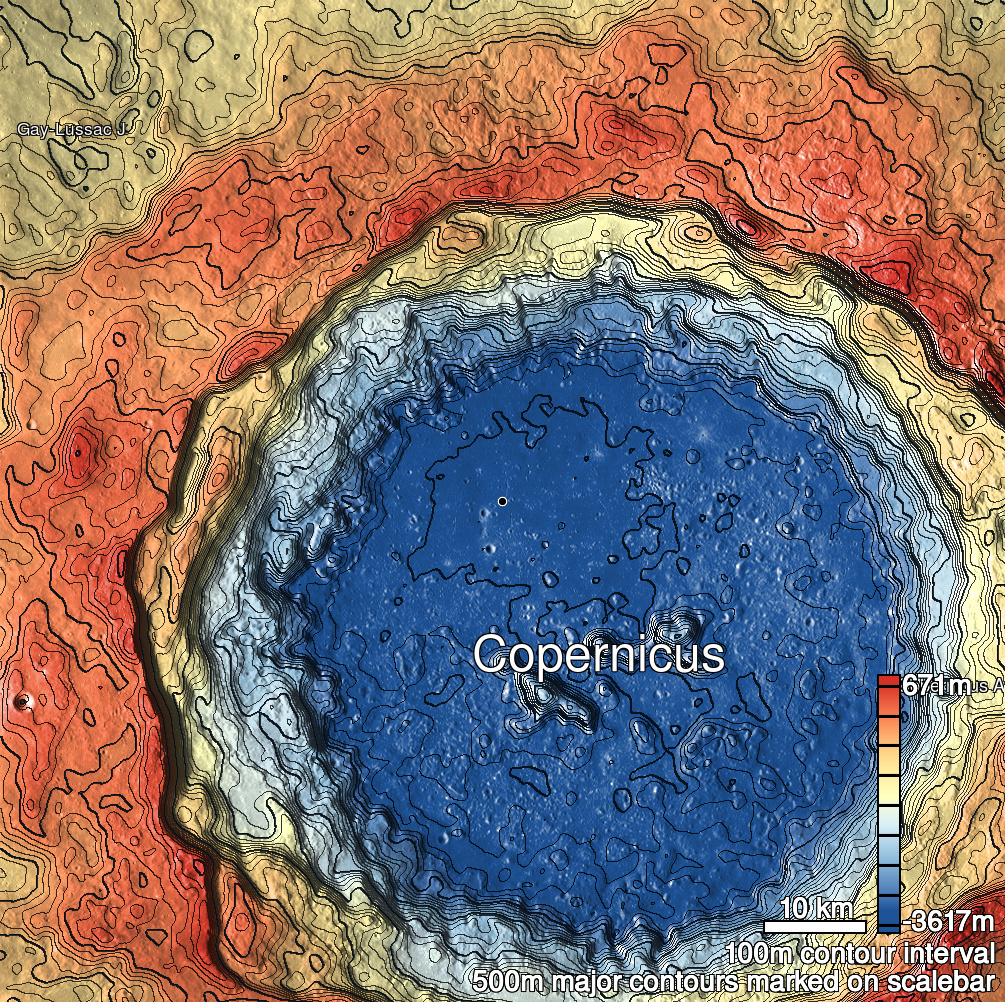 Copernicus 19b Shaded Relief