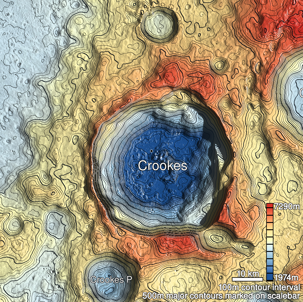 Crookes 4 Shaded Relief