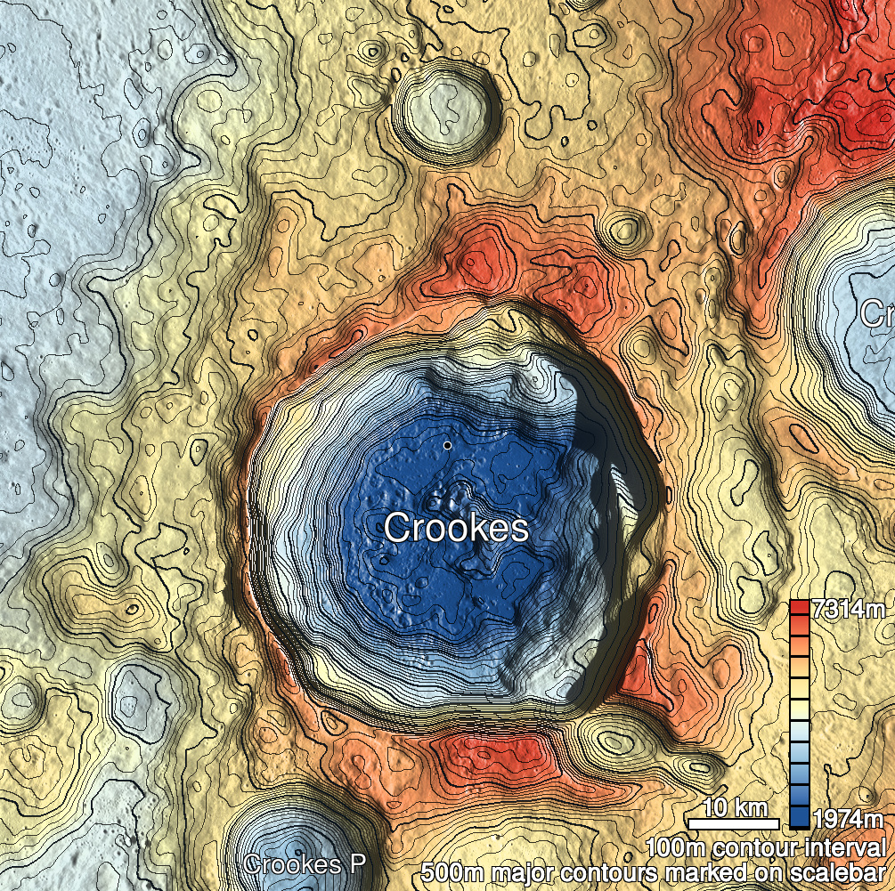 Crookes 6 Shaded Relief