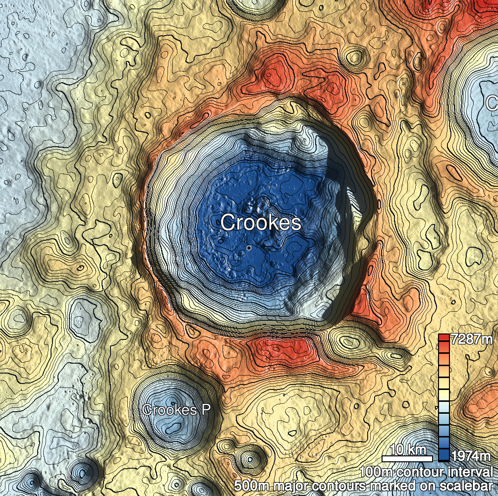 Crookes 7 Shaded Relief