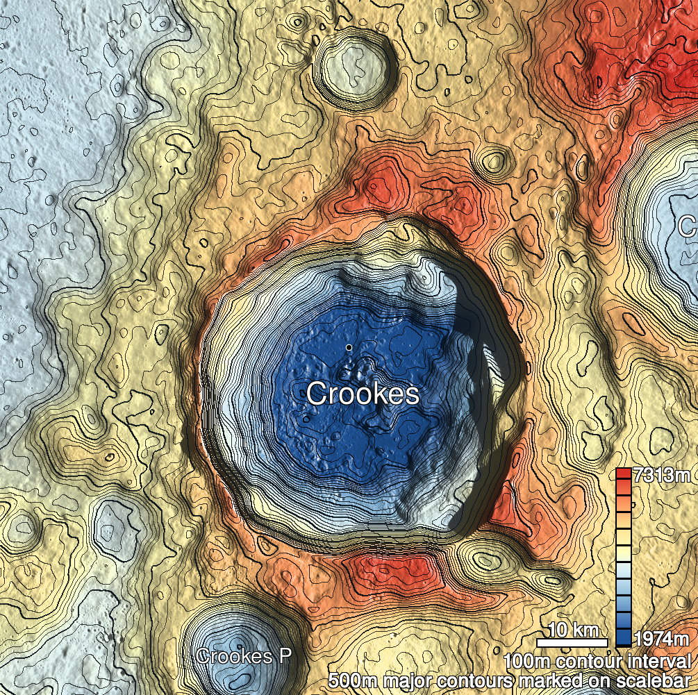 Crookes 9 Shaded Relief