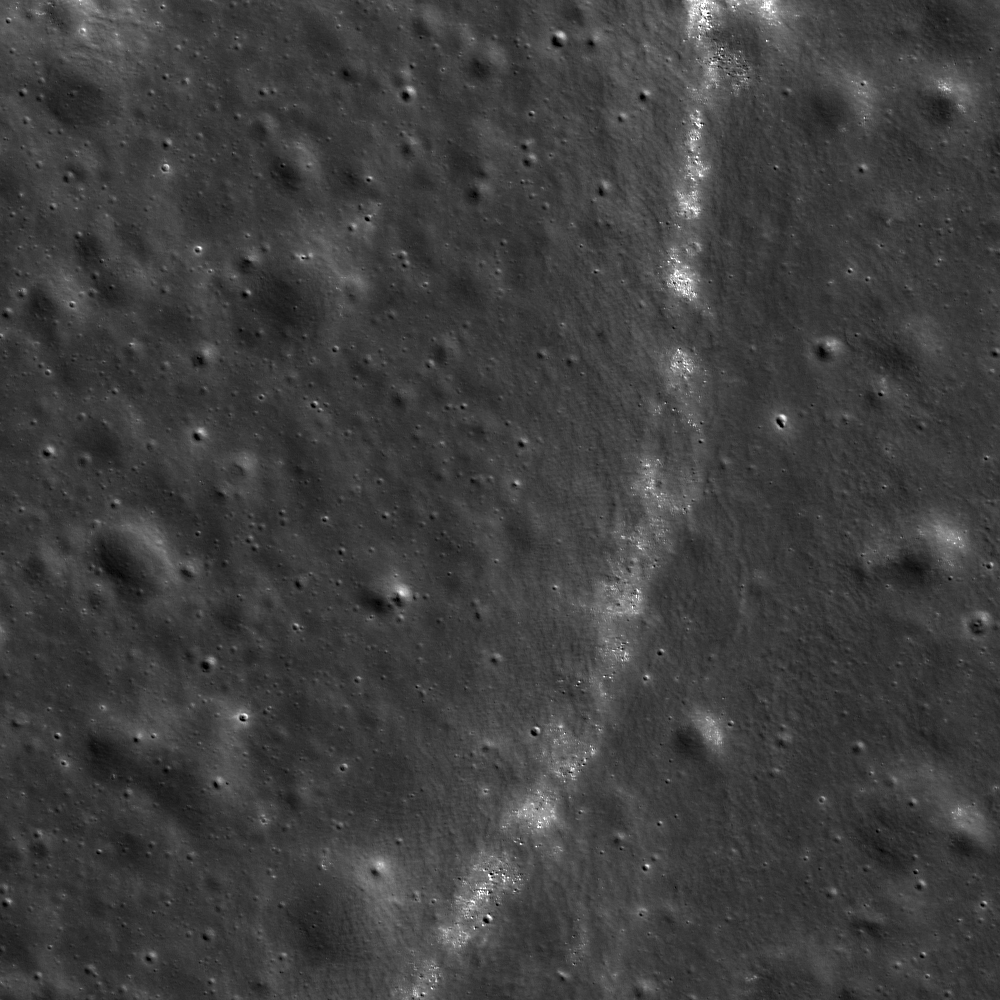 Ghost crater in Mare Imbrium