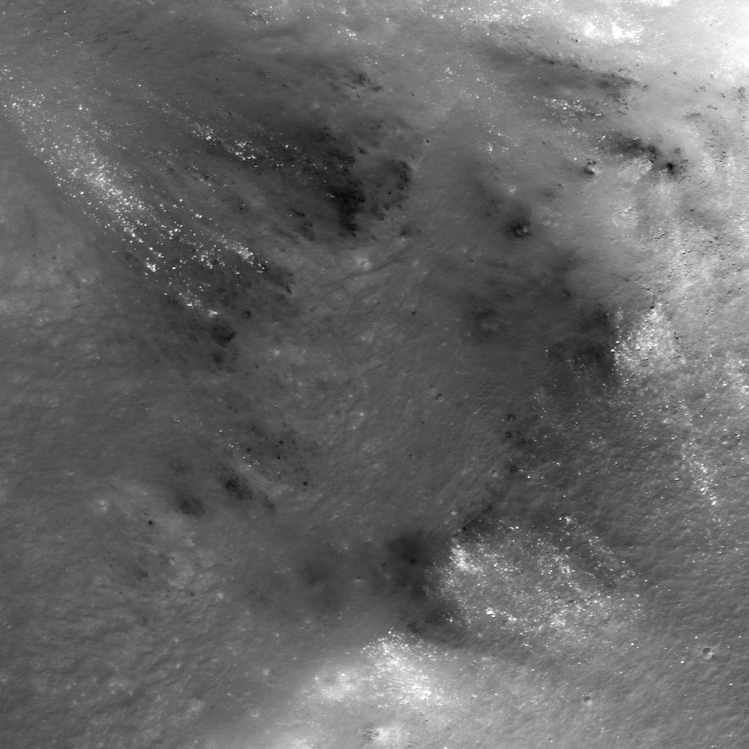 Low Reflectance Deposits on the Lassell Massif