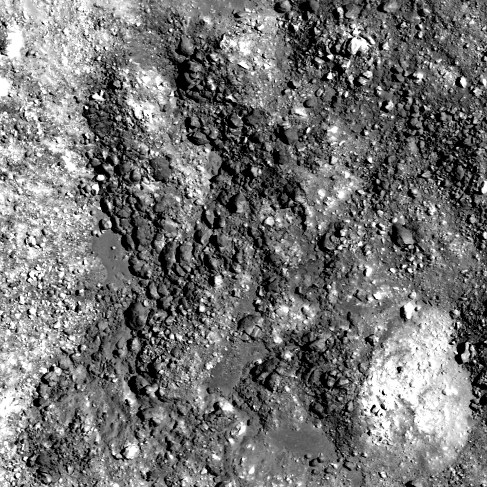 Rubble Pile on Fresh Crater Floor
