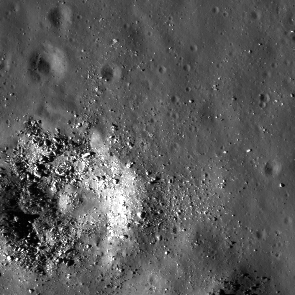 Smooth floor in Copernicus crater