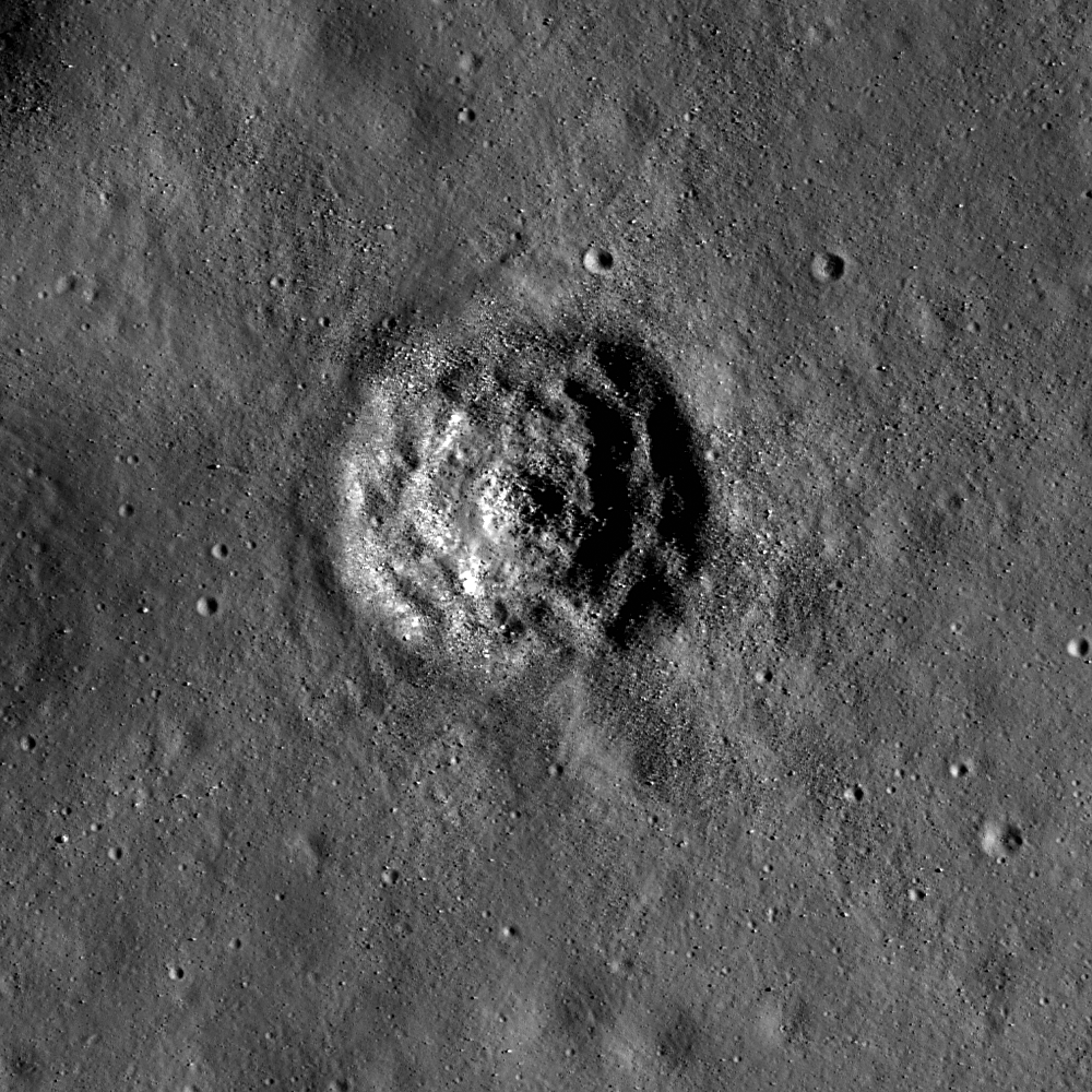 Terraced Craters in Aitken Crater