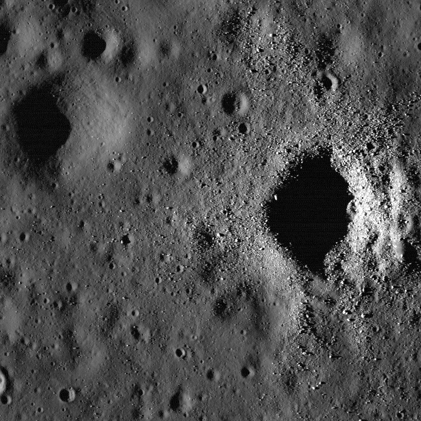 craters on the moon labeled