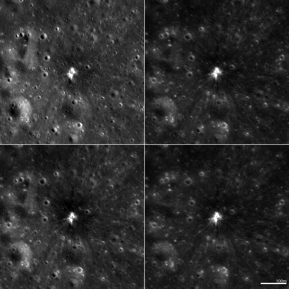 Lunar Pioneer New Imbrium crater from impact observed on Earth