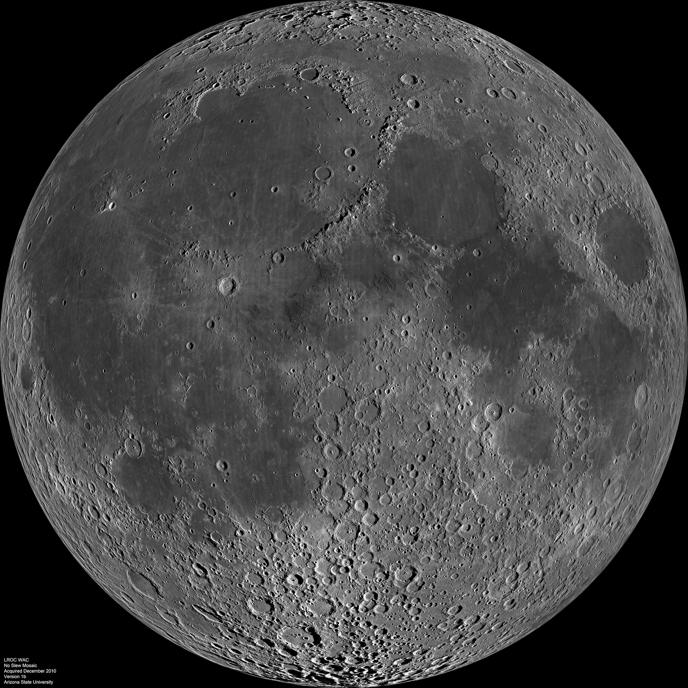 Full Moon: Amazingly detailed hi-res image of the Moon.