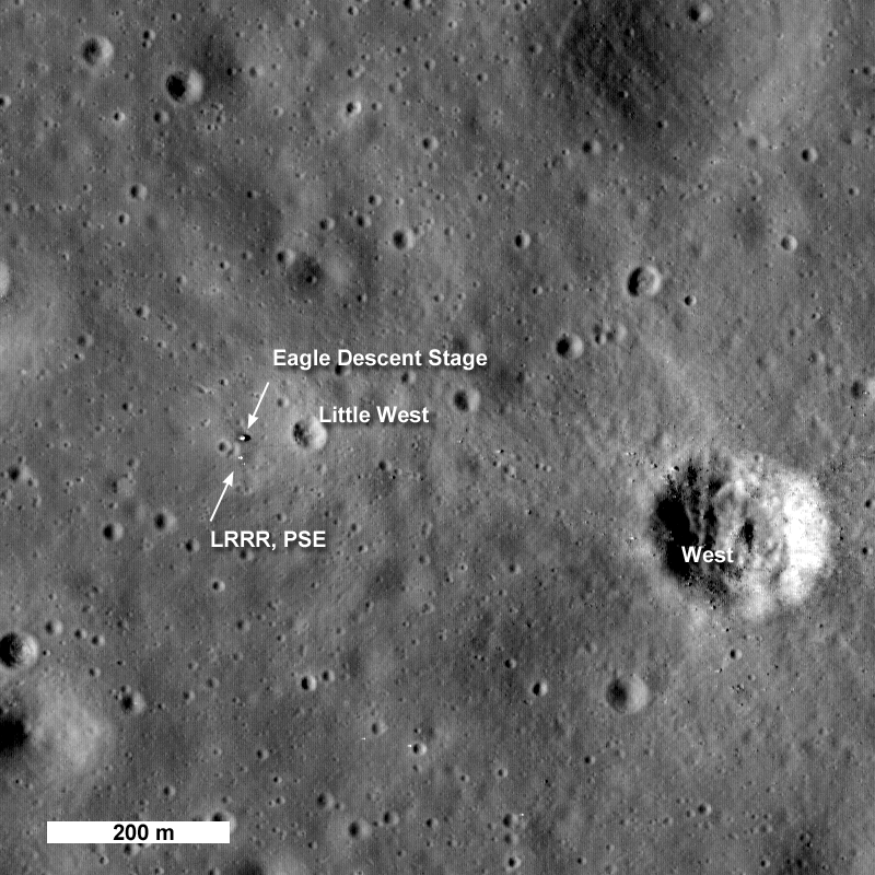 lunar landing map