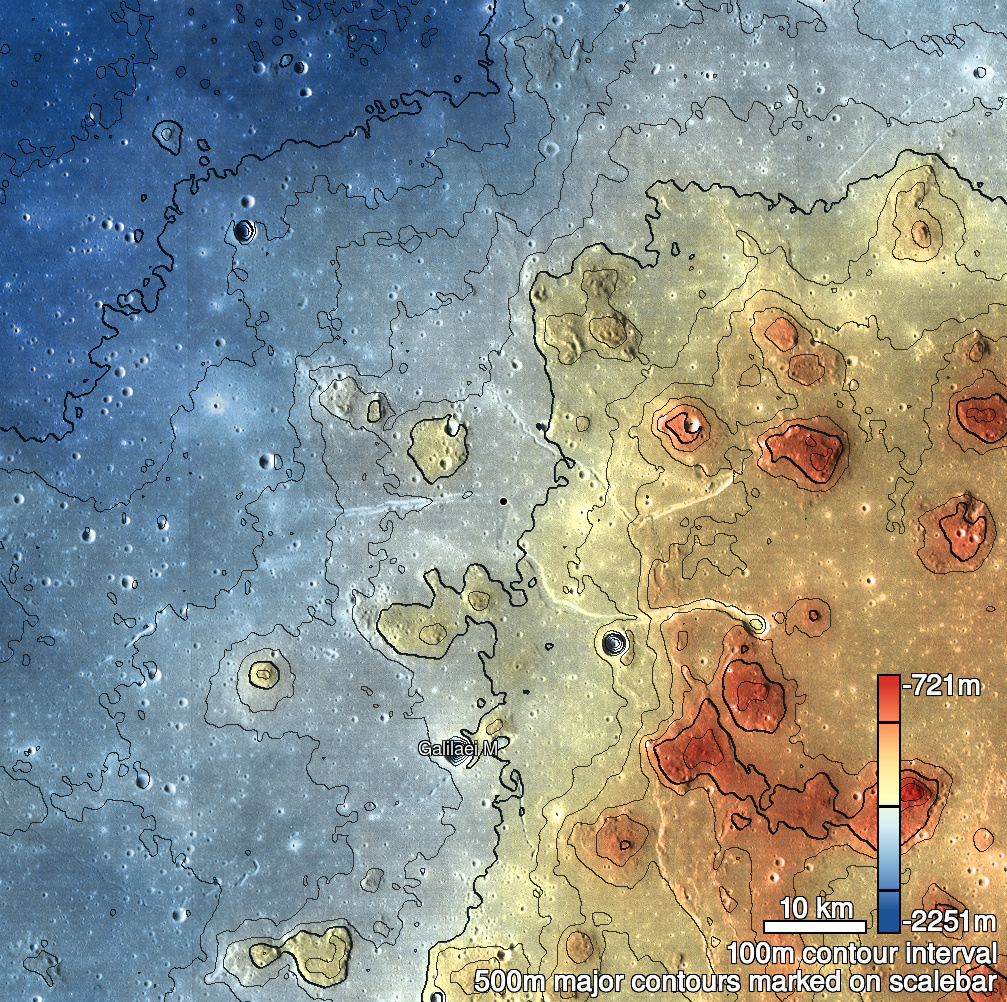 Marius Hills Pit Shaded Relief
