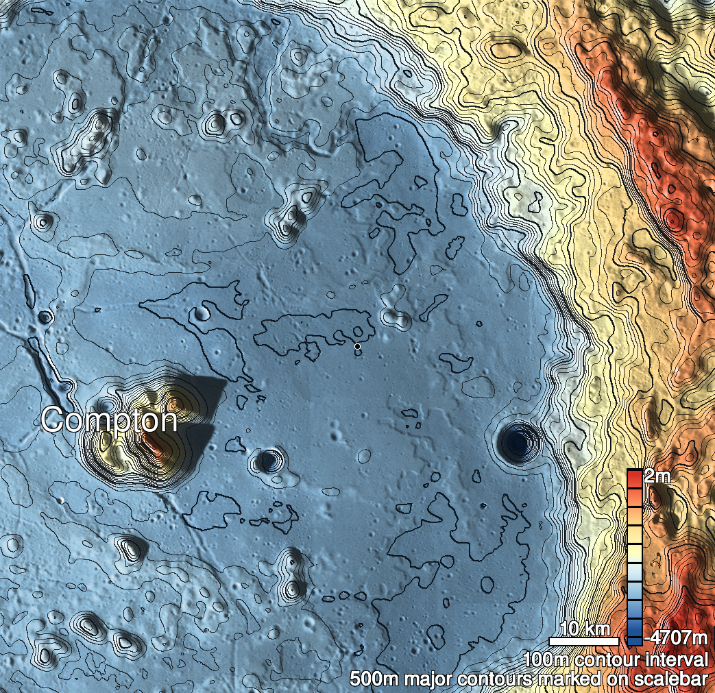 Compton Pit Shaded Relief